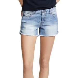DL1961 Karlie Light Wash Boyfriend Denim Shorts Size 27